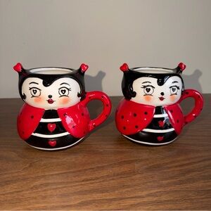 Johanna Parker valentines ladybug mugs bundle